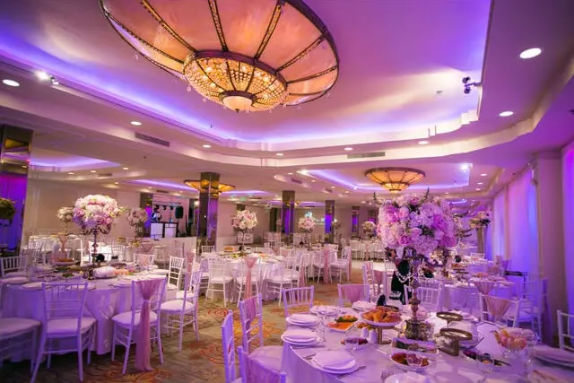 Massachusetts wedding uplighting
