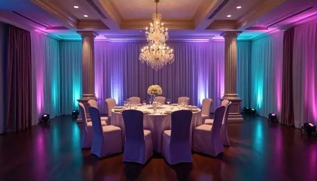 New Hampshire venue uplighting